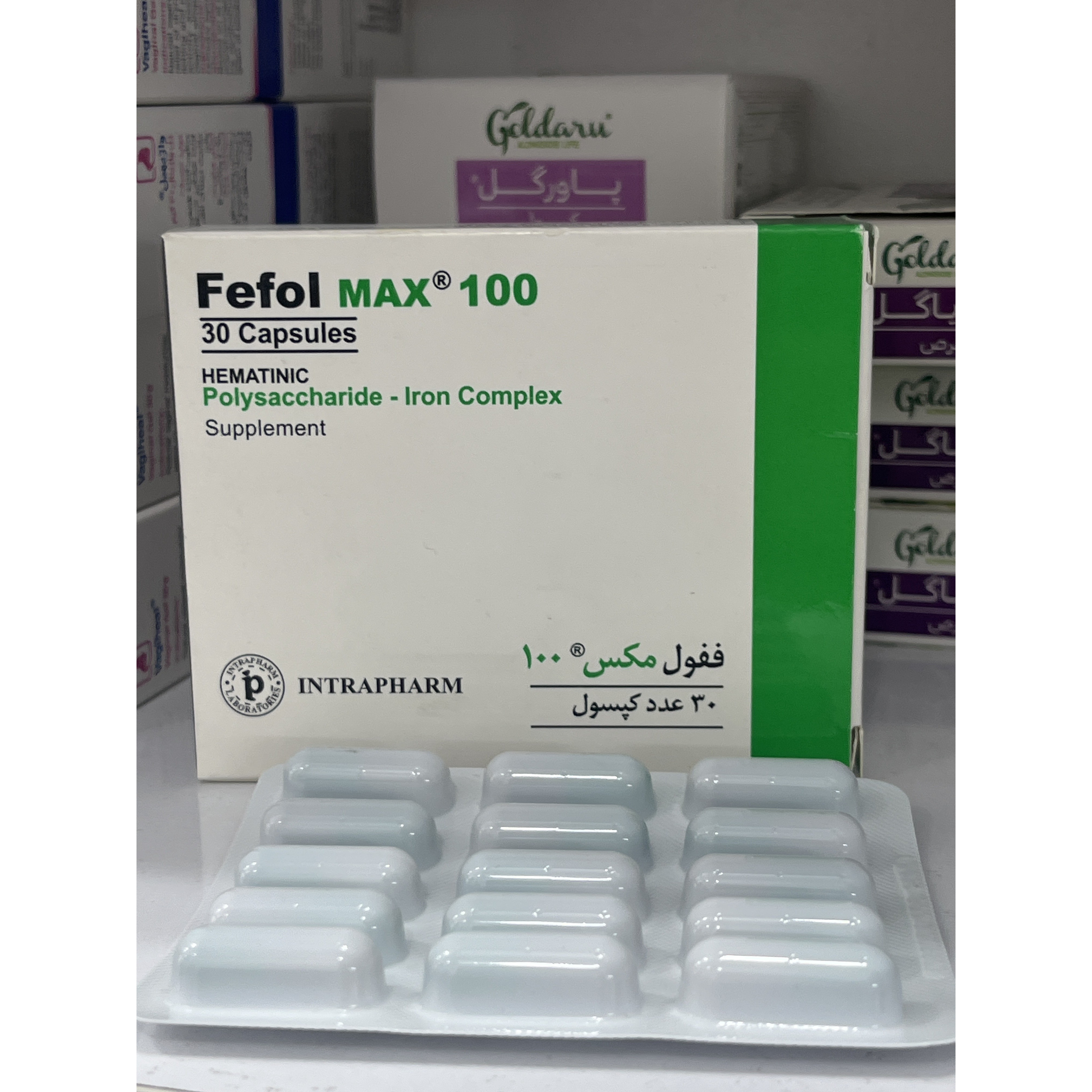 کپسول ففول مکس 100 اینترافارم 30 عدد