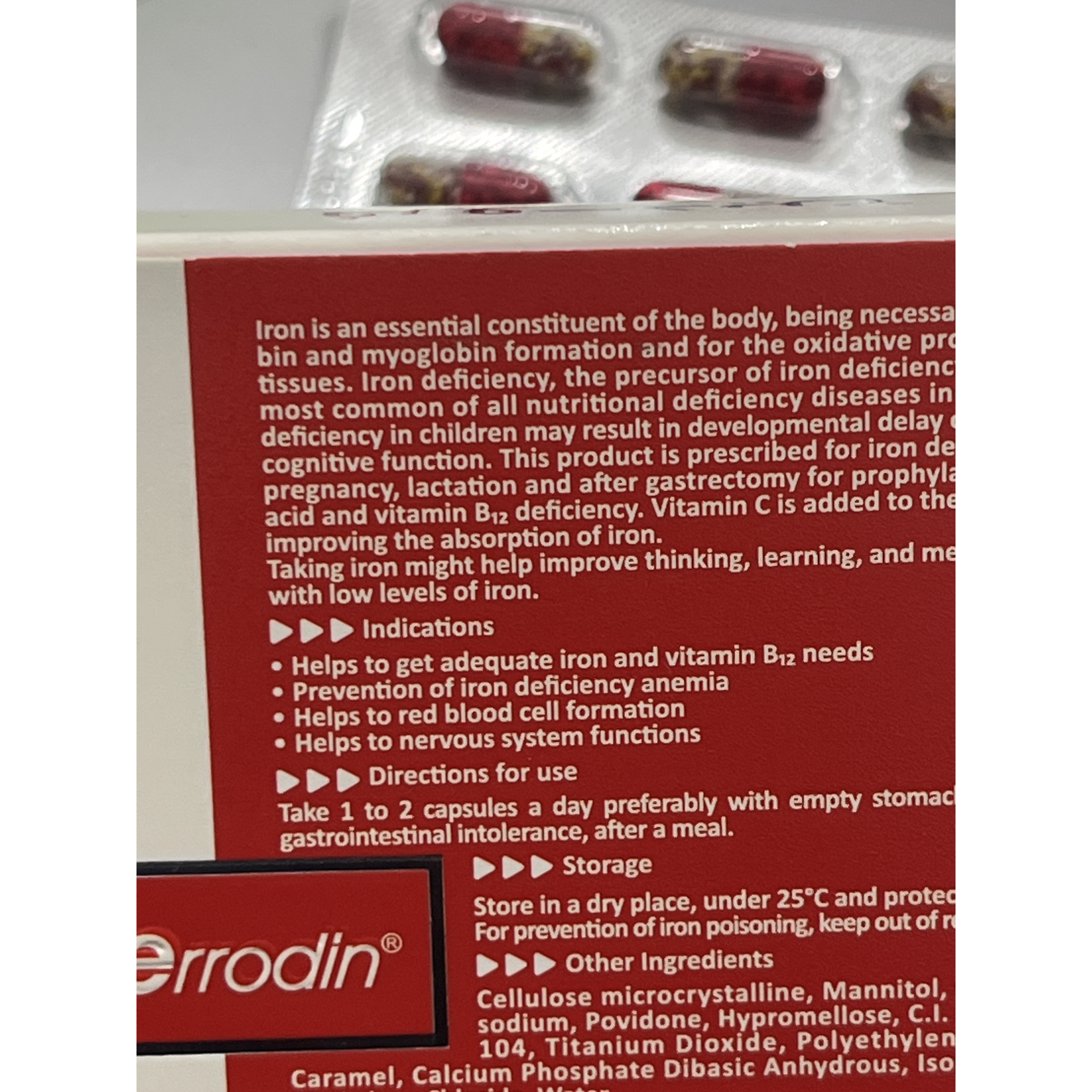کپسول فرودین بسته 32 عددی