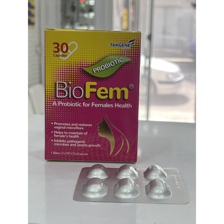 کپسول پروبیوتیک بایوفم تک ژن فارما ویژه بانوان 30 عدد