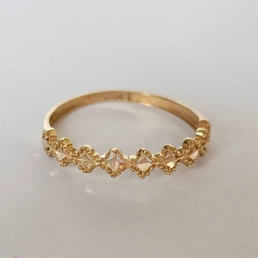 انگشتر طلا 18عیار رژینا 0.880گرم