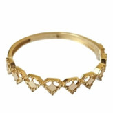انگشتر طلا 18عیار رژینا الماس 0.840گرم