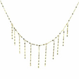 گردنبند طلا 18 عیار استارز شرابه ای 1.400گرم