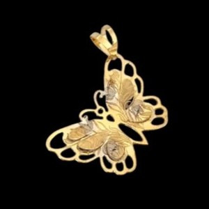 آویز طلا 18عیار پروانه لیزا 0.530گرم