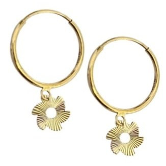 گوشواره طلا 18عیار ملینا لی لی 0.270گرم
