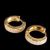 گوشواره طلا 18 عیار امگا تراش 1.050گرم