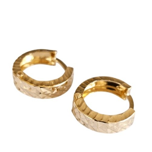 گوشواره طلا 18 عیار امگا تراش 1.050گرم