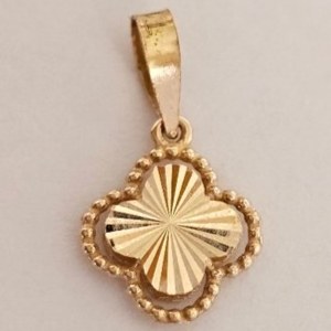 پلاک آویز طلا 18عیار ونکلیف جانا 0.360گرم