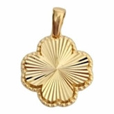 آویز طلا 18عیار شبدر ونکلیف 0.690گرم