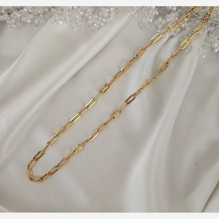 زنجیر طلا 18 عیار چانکی 4.98گرم