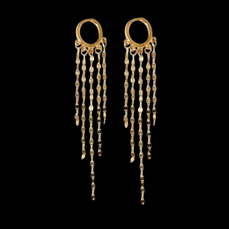 گوشواره طلا 18عیار استارز آبشاری 1.620گرم