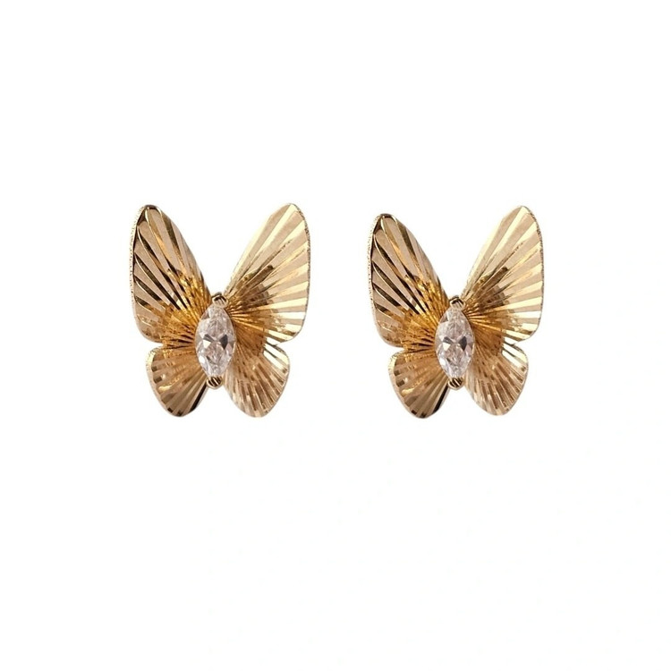 گوشواره طلا 18عیار پروانه سلنا 1.620گرم