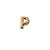 آویز طلا 18عیار حرف P سه بعدی 0.250گرم