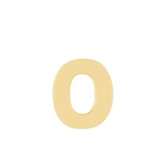 آویز طلا 18عیار حرف O سه بعدی 0.270گرم