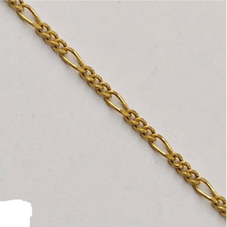 زنجیر طلا 18 عیار فیگارو ریزبافت 1.140گرم
