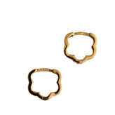 گوشواره طلا 18عیار گل ورساچه 1.390گرم
