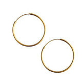 گوشواره طلا 18عیار حلقه ای پانکی 1.820گرم