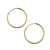گوشواره طلا 18عیار حلقه ای پانکی 1.820گرم