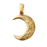 آویز طلا 18 عیار ماه 0.860گرم