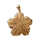 آویز طلا 18عیار شکوفه گیلاس 2.4گرم