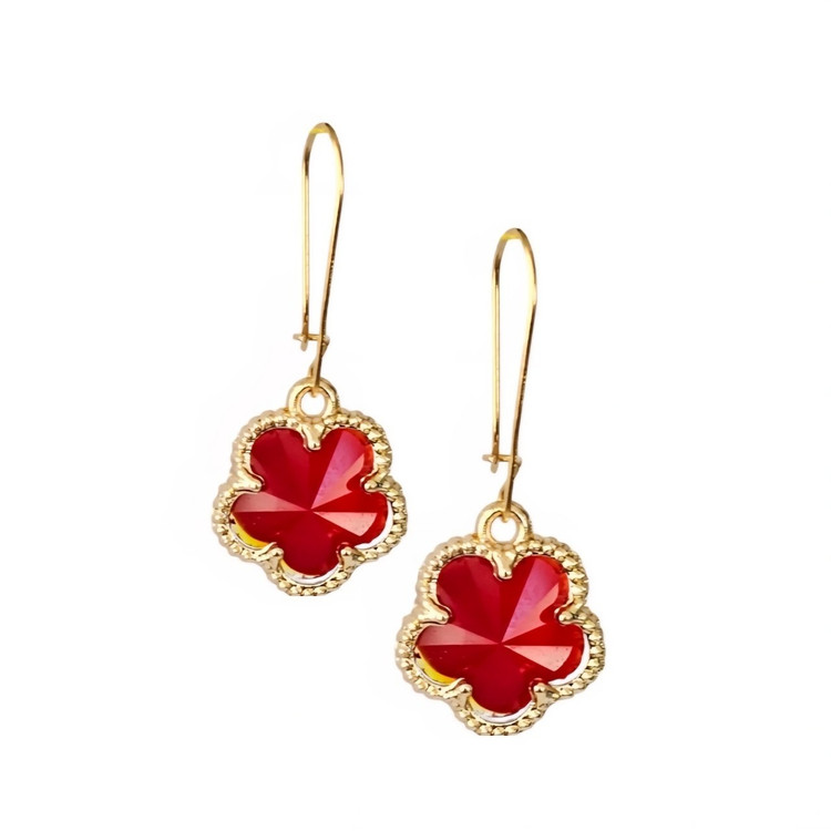 گوشواره طلا 18عیار دراپ هوپر 0.230گرم