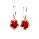 گوشواره طلا 18عیار دراپ هوپر 0.230گرم