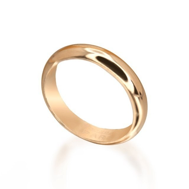 حلقه طلا 18عیار رینگ کلاسیک 1.260گرم