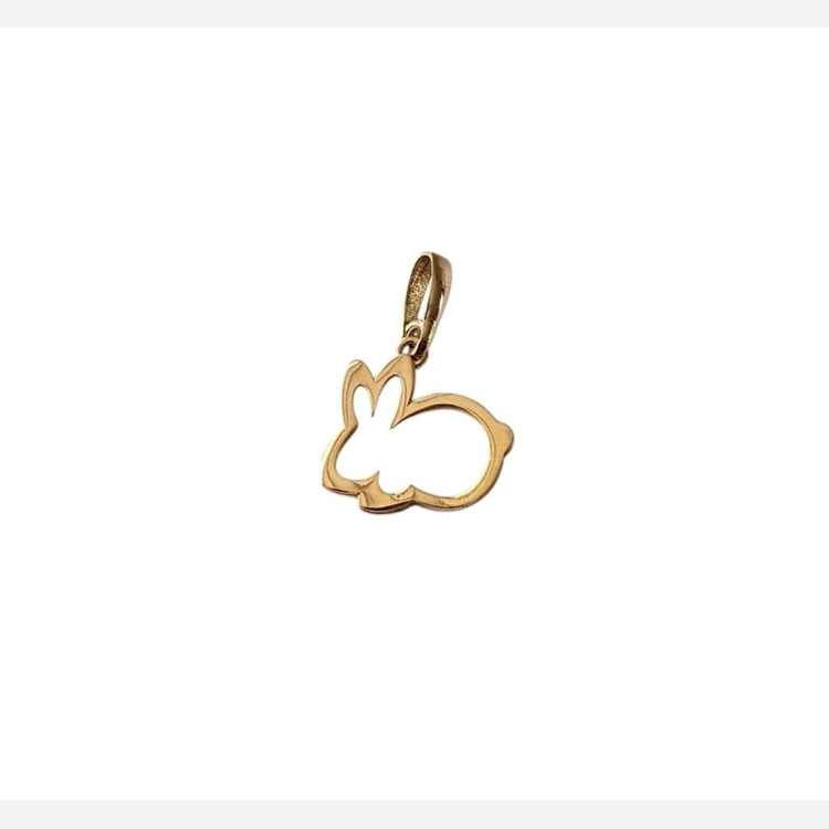 آویز طلا 18عیار خرگوش 0.660گرم