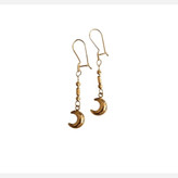 گوشواره طلا 18عیار ماه ترلان 3.240گرم