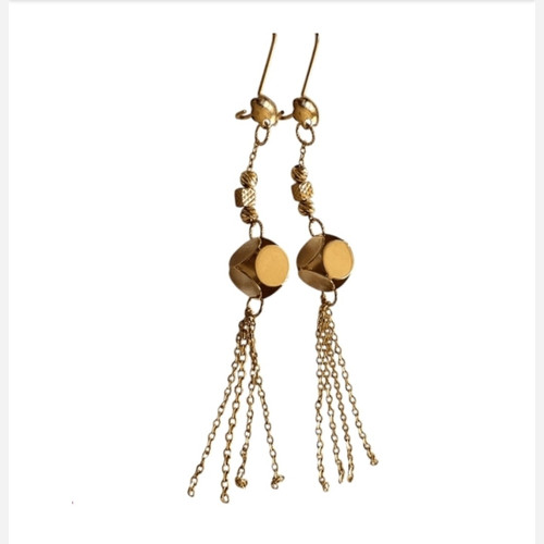 گوشواره طلا 18عیار مکعب ترلان 4.720گرم
