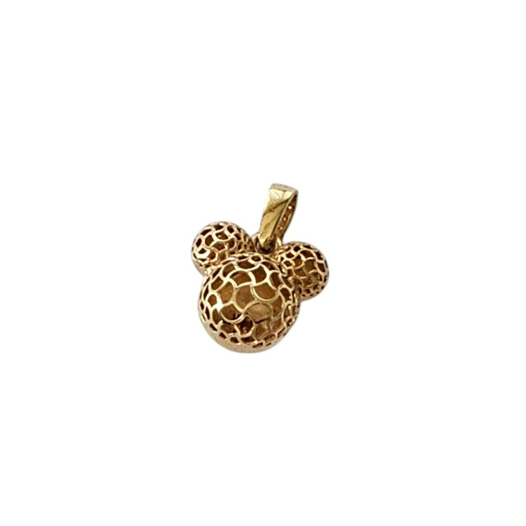 آویز طلا 18عیار میکی موس بادکنکی 0.950گرم