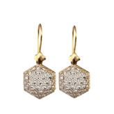 گوشواره طلا 18عیار ملکه برفی 3.480گرم