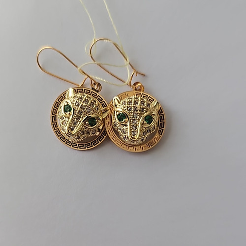 گوشواره طلا 18عیار پنتر