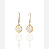 گوشواره طلا 18عیار مدل مروارید 0.290گرم
