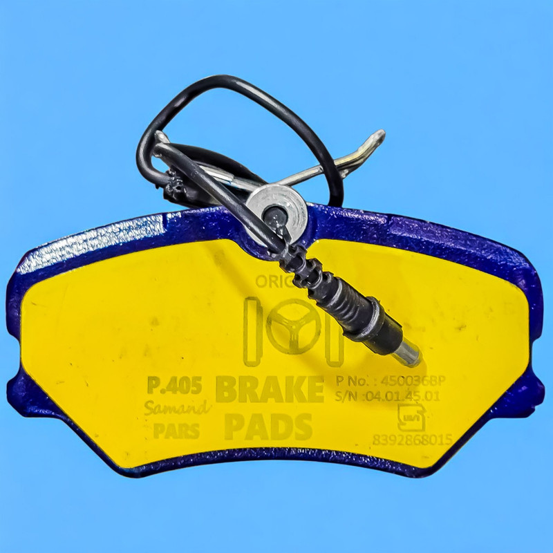لنت ترمز جلو خودرو شرکت تولیدی قطعات جلوبندی خودرو ایران لاهیجان مدل 002131 دو جفت مناسب برای سمند ، وانت آریسان ۱